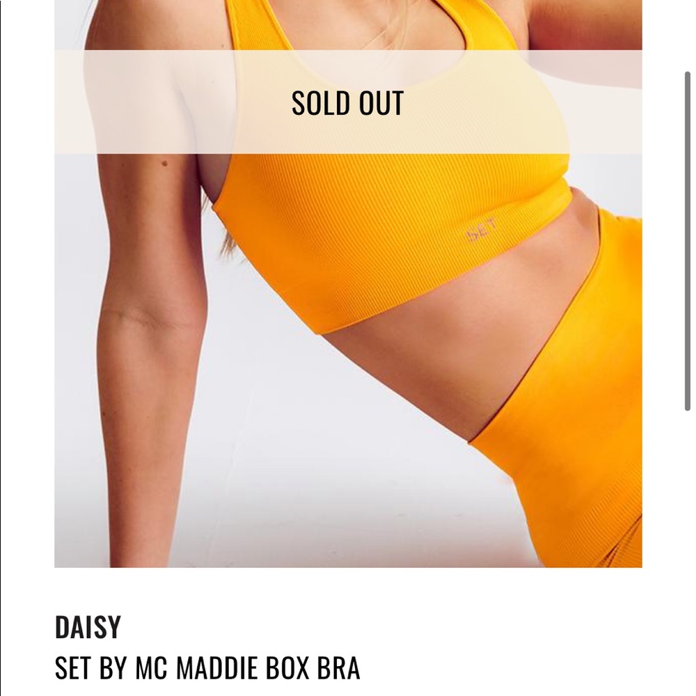 ISO- Daisy Box bra & leggings SETActive small